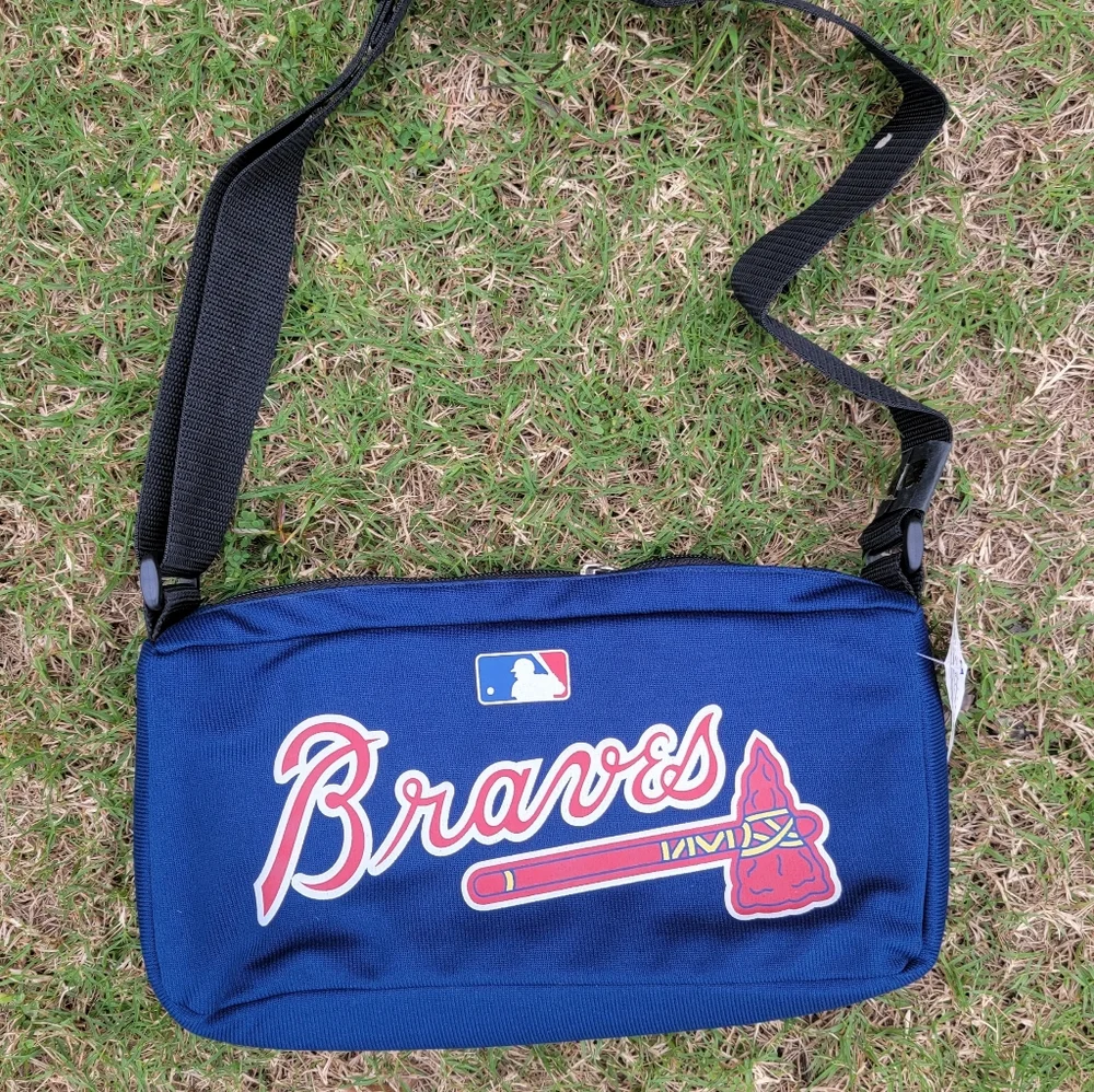 Atlanta Braves Jersey Purse MLB Baseball Licensed Product Zipper Shoulder Strap